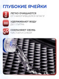 Коврик в багажник для автомобиля Volvo XC60 I пок.рест. (2013-2017) , Вольво ХС60 1 поколение с бортиками, эва, eva