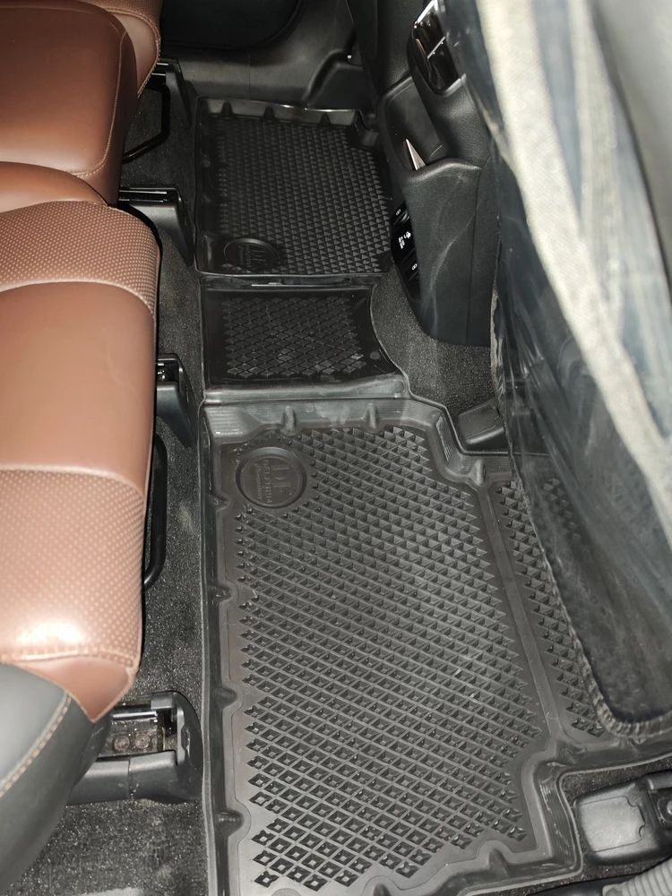 Коврики для автомобиля Hyundai Santa Fe 4, Хендай Санта Фе 4 в cалон с бортиками, эва, eva