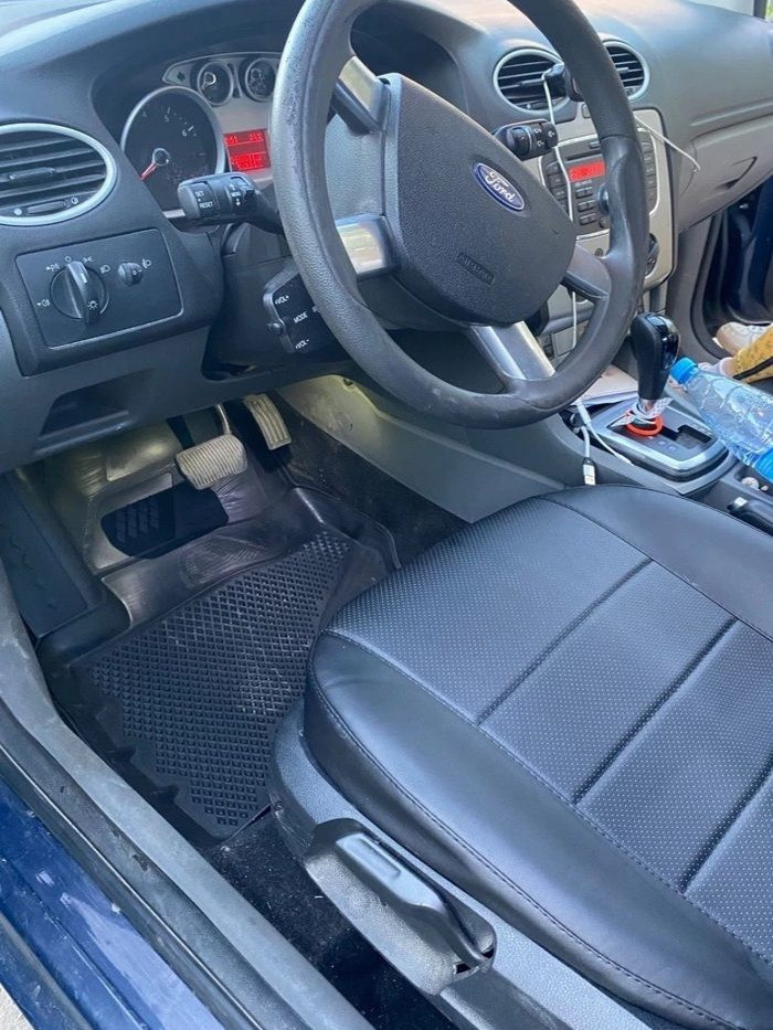 Коврики для автомобиля Ford Focus 2, Форд Фокус 2 (2004-2011) в cалон с бортиками, эва, eva