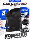 Коврики для автомобиля GAC GS4 2 WD (2024-), Гак ГС4 с бортиками, эва, eva