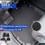 Коврики для автомобиля GAC GS8 2, ГАК gs 8 2 (2021-) с бортиками, эва, eva