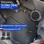 Коврики в салон автомобиля с бортиками для Москвич 3, JAC JS4, эва, eva 3д
