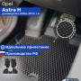 Коврики для Опель Астра H универсал, хэтчбек 5 дв., Opel Astra H в cалон с бортиками, эва, eva