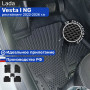 Коврики для автомобиля Lada Vesta 1 NG, Лада Веста НГ 1 рестайлинг в cалон с бортиками, эва, eva